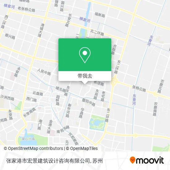 张家港市宏景建筑设计咨询有限公司地图