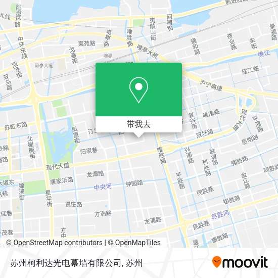 苏州柯利达光电幕墙有限公司地图