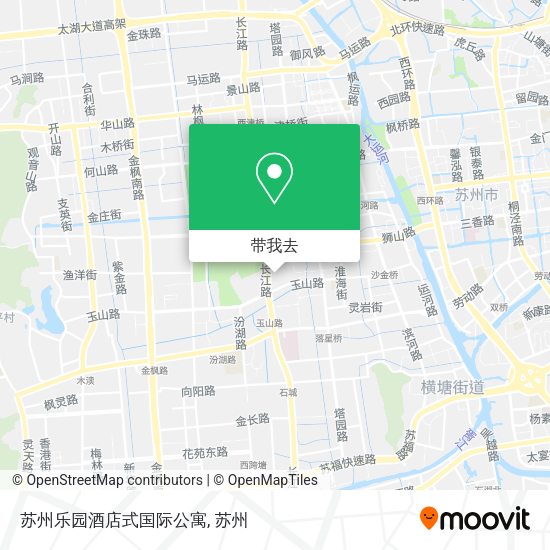苏州乐园酒店式国际公寓地图