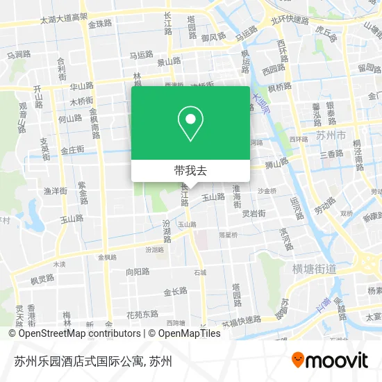 苏州乐园酒店式国际公寓地图