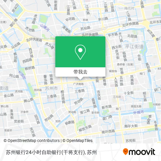 苏州银行24小时自助银行(干将支行)地图