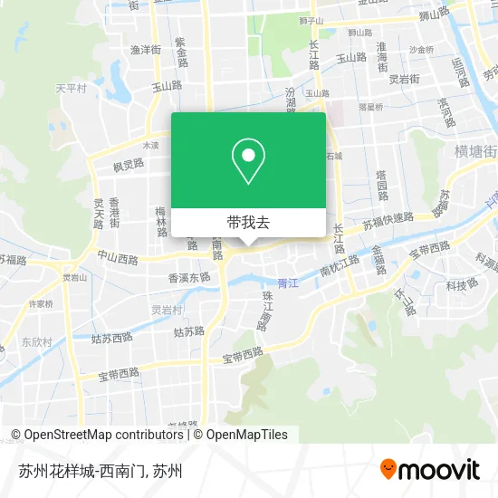 苏州花样城-西南门地图