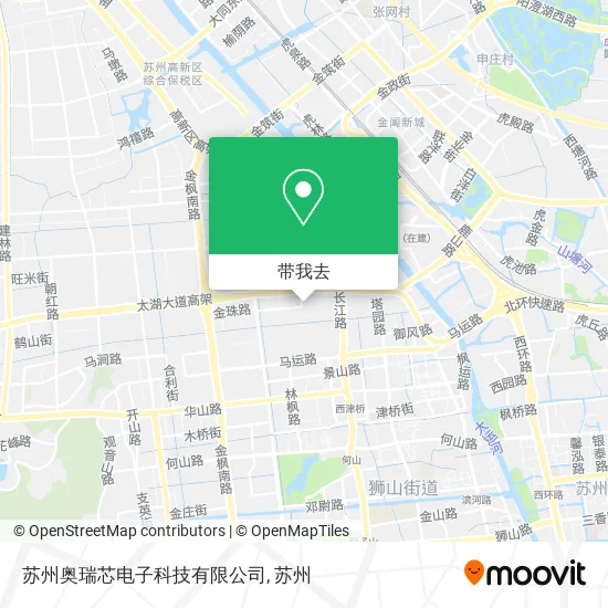 苏州奥瑞芯电子科技有限公司地图