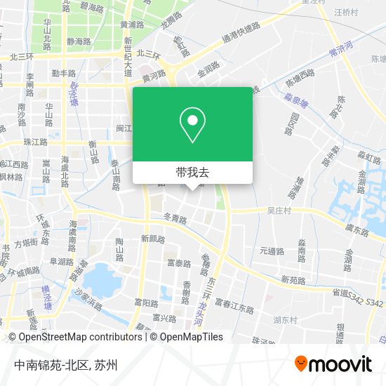 中南锦苑-北区地图