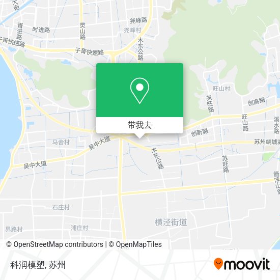 科润模塑地图