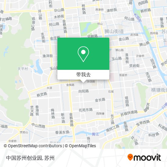 中国苏州创业园地图