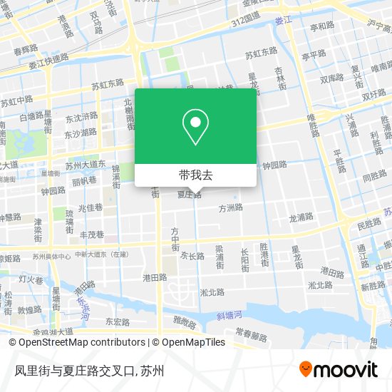 凤里街与夏庄路交叉口地图