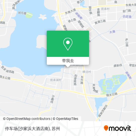 停车场(沙家浜大酒店南)地图