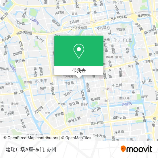 建瑞广场A座-东门地图