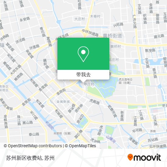 苏州新区收费站地图