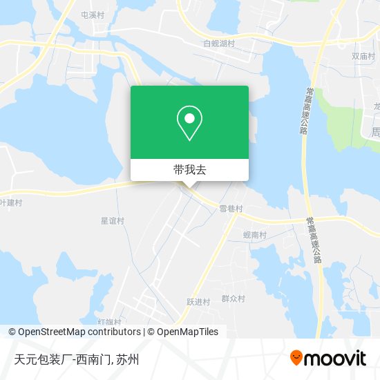 天元包装厂-西南门地图