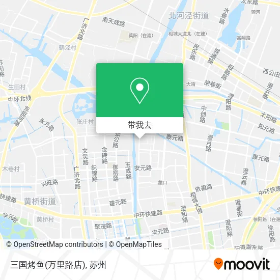 三国烤鱼(万里路店)地图