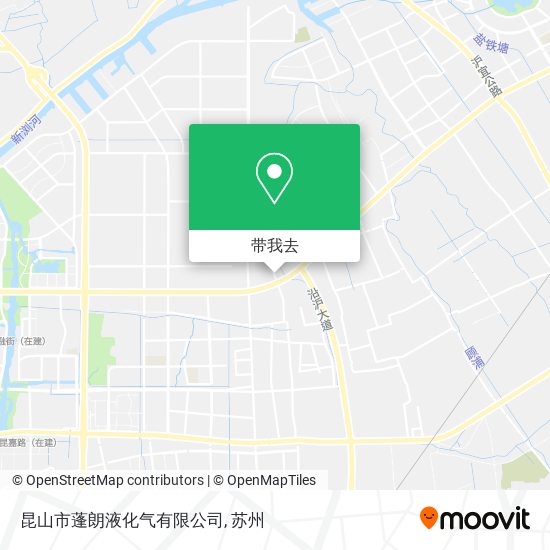 昆山市蓬朗液化气有限公司地图