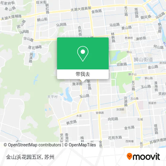 金山浜花园五区地图