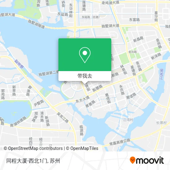 同程大厦-西北1门地图