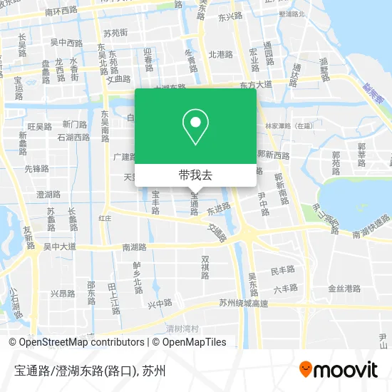 宝通路/澄湖东路(路口)地图