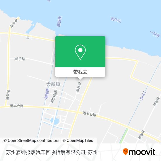 苏州嘉绅报废汽车回收拆解有限公司地图