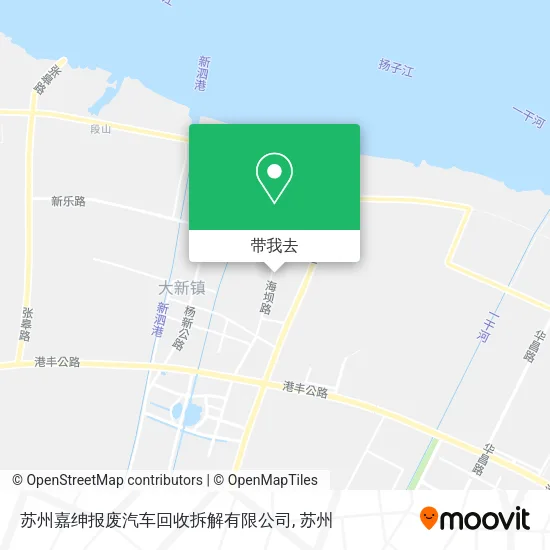 苏州嘉绅报废汽车回收拆解有限公司地图