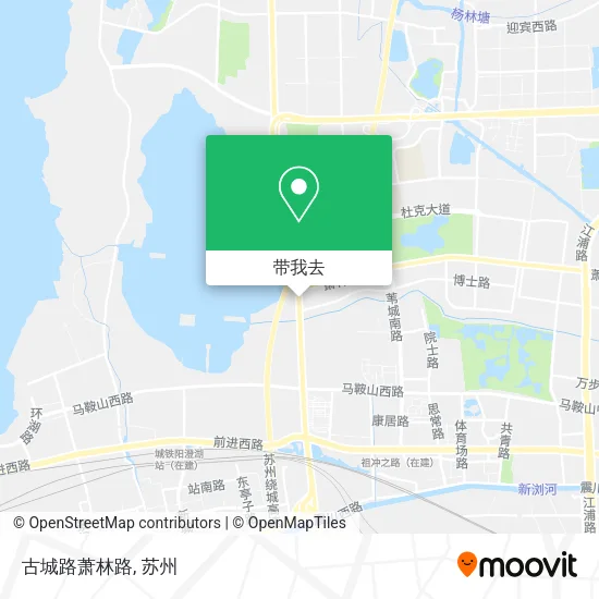 古城路萧林路地图