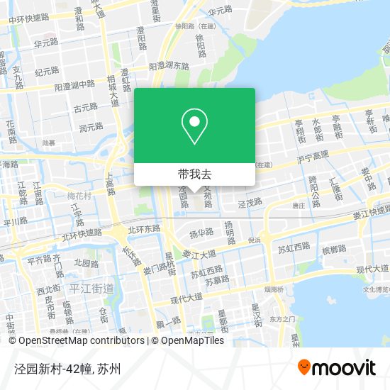泾园新村-42幢地图