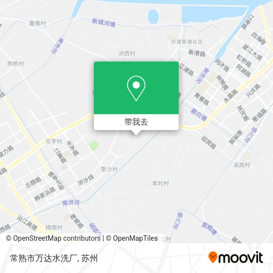 常熟市万达水洗厂地图