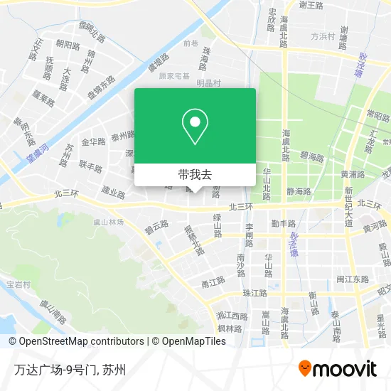 万达广场-9号门地图