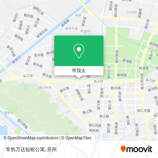 常熟万达短租公寓地图
