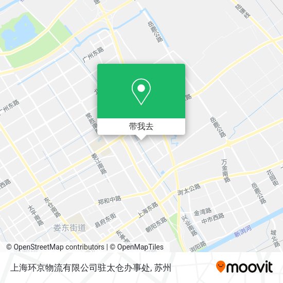 上海环京物流有限公司驻太仓办事处地图