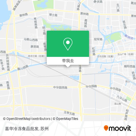 嘉华冷冻食品批发地图