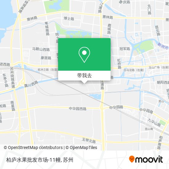 柏庐水果批发市场-11幢地图