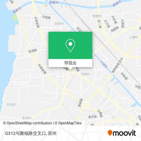 G312与聚福路交叉口地图