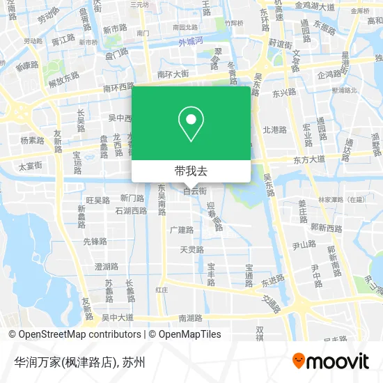 华润万家(枫津路店)地图