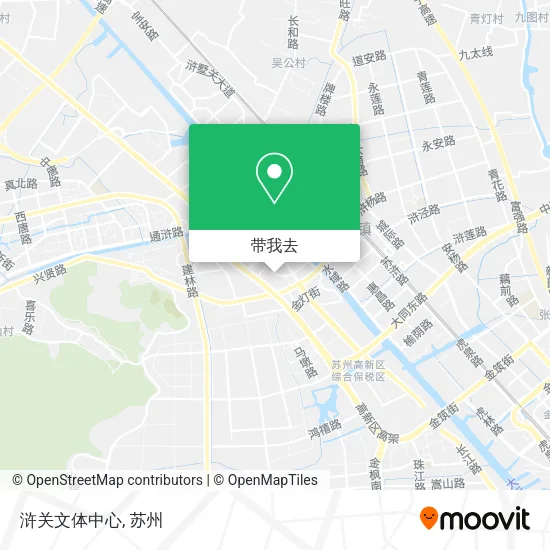 浒关文体中心地图