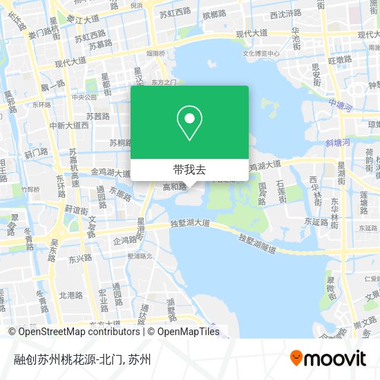 融创苏州桃花源-北门地图