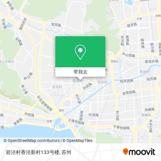 箭泾村香泾新村133号楼地图