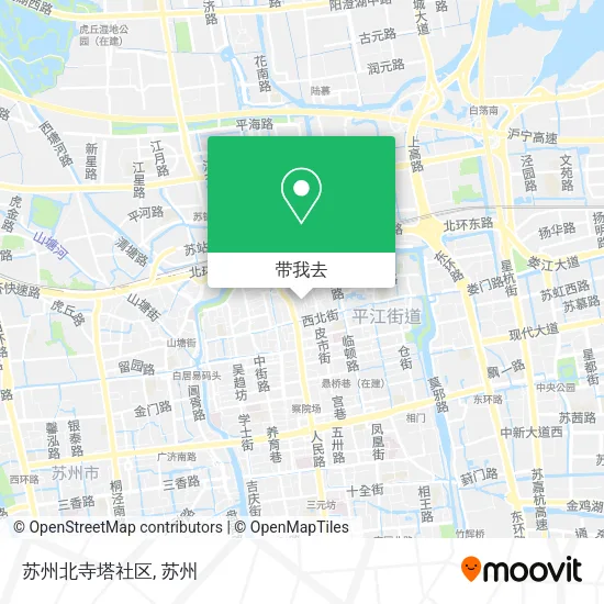 苏州北寺塔社区地图