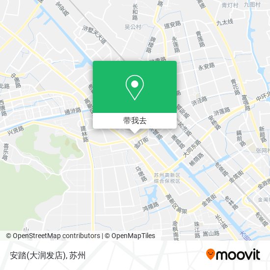 安踏(大润发店)地图