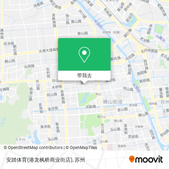 安踏体育(港龙枫桥商业街店)地图