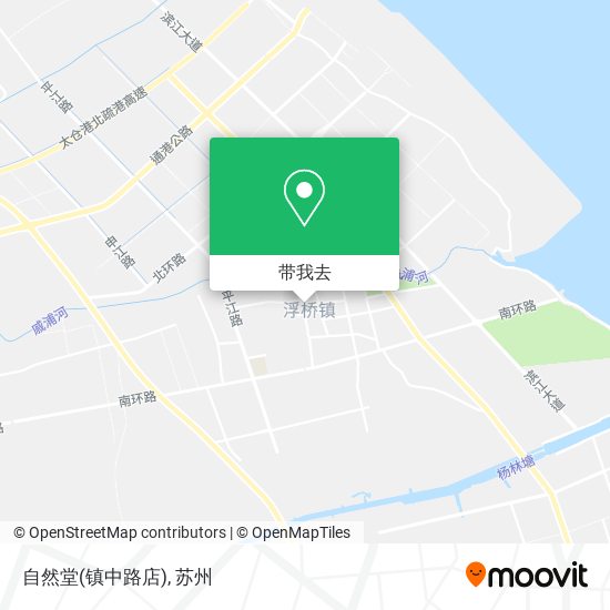 自然堂(镇中路店)地图