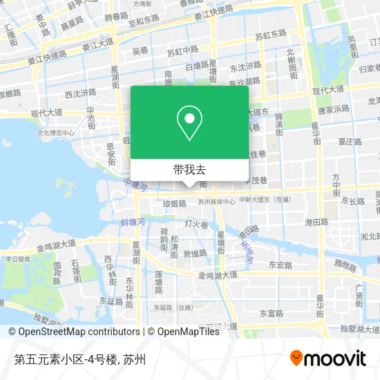 第五元素小区-4号楼地图