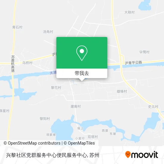 兴黎社区党群服务中心便民服务中心地图