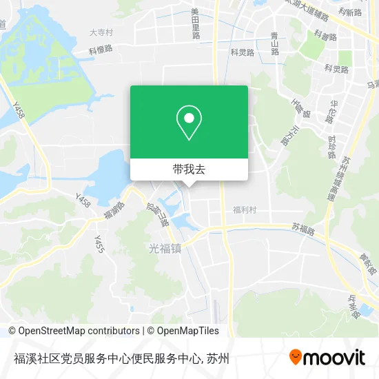 福溪社区党员服务中心便民服务中心地图