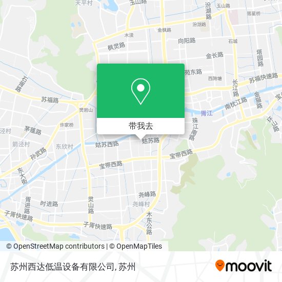 苏州西达低温设备有限公司地图