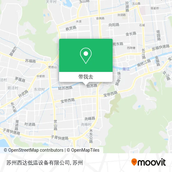 苏州西达低温设备有限公司地图