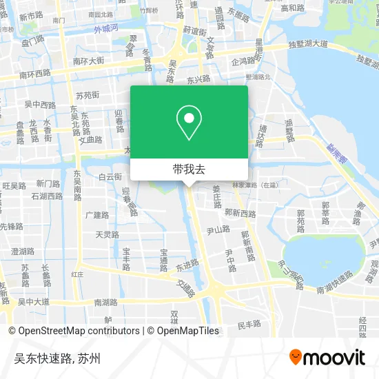 吴东快速路地图