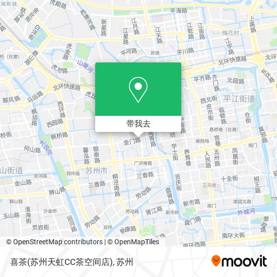 喜茶(苏州天虹CC茶空间店)地图