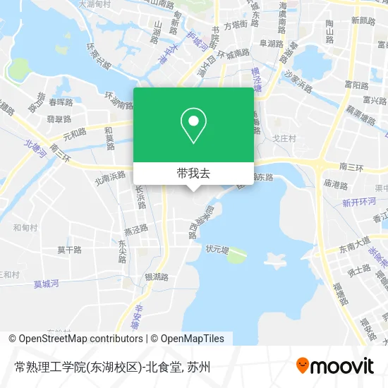 常熟理工学院(东湖校区)-北食堂地图