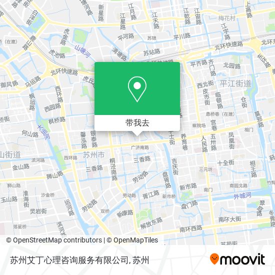 苏州艾丁心理咨询服务有限公司地图