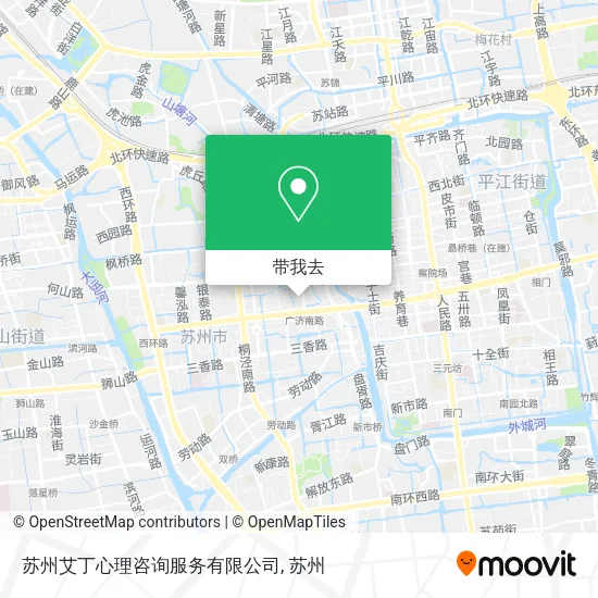 苏州艾丁心理咨询服务有限公司地图