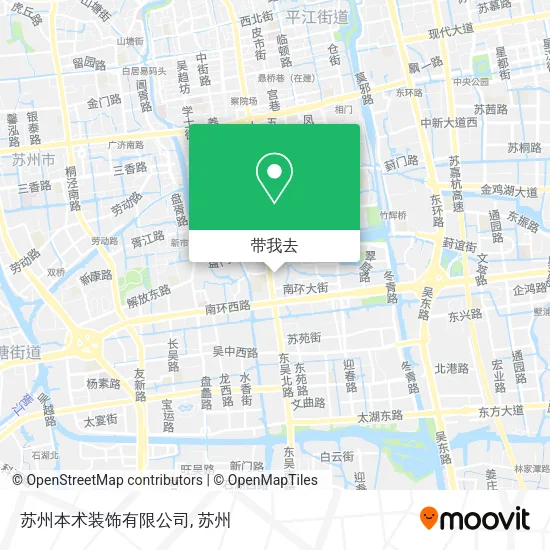 苏州本术装饰有限公司地图